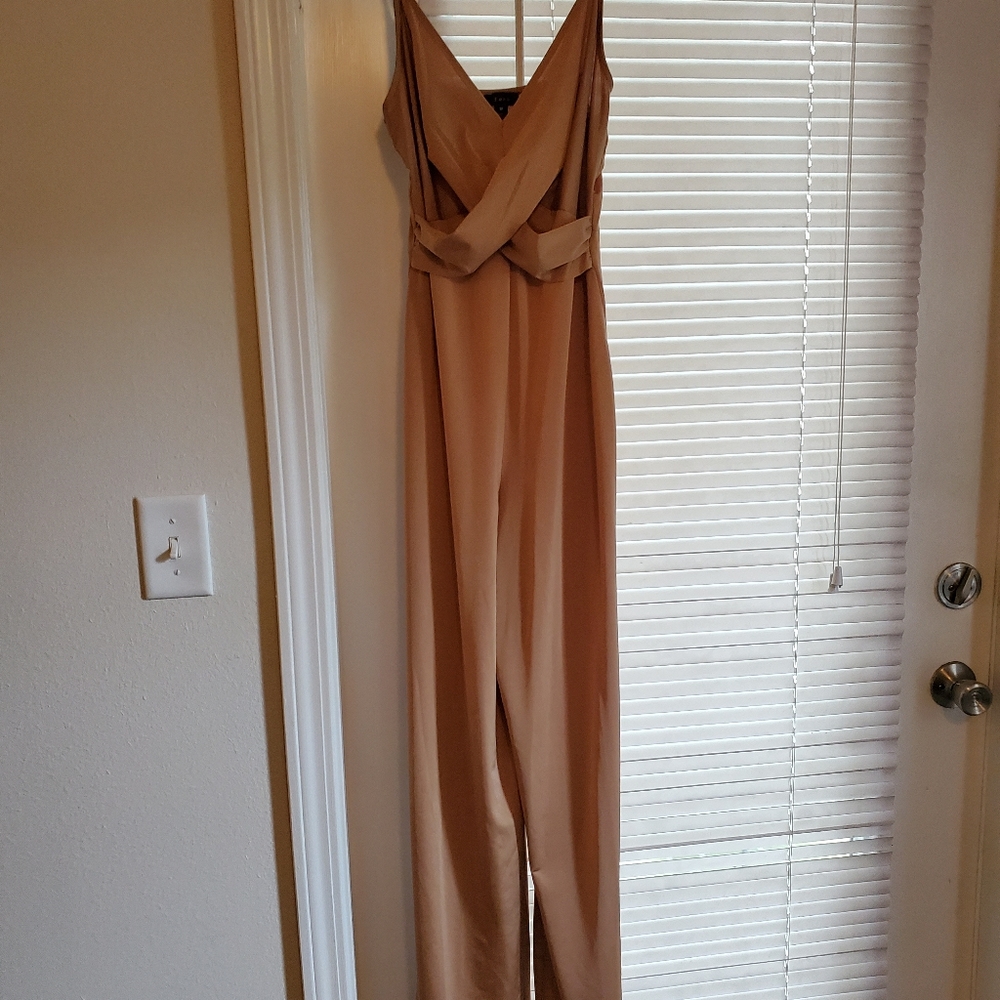 Nude colored jumpsuit